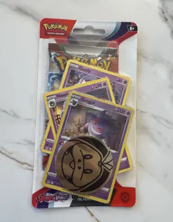 Pokemon TCG Scarlet & Violet 1-Pack Blister 3 Promo Cards & Coin - Gengar - Image 4