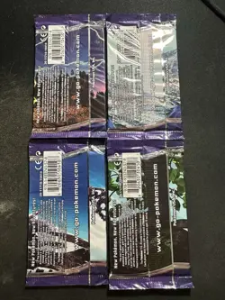 x4 Diamond & Pearl Base Set Sealed Booster Packs - Complete Artset - Image 2