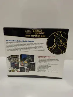 Pokemon TCG Crown Zenith Elite Trainer Box 10 Booster Packs English Lucario - Image 4