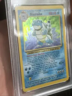Pokemon TCG Blastoise Holo Card Base Set 2/102 Unlimited - Image 2