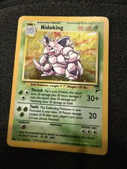 Pokemon TCG Nidoking Base Set 2 Holo Rare Card 11/130 WOTC - Image 4