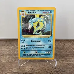 Pokemon TCG Base Set Gyarados 6/102 German Holo Unlimited WotC 1999 - Image 1