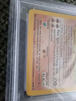 Pokemon TCG Base Set Charizard Holo Rare Card 4/102 PSA 5 - Image 5