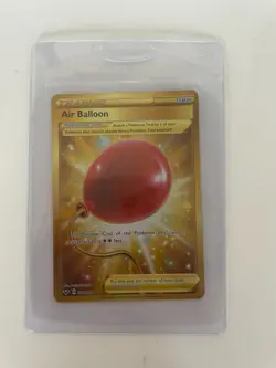 Air Balloon 213/202 Sword & Shield NM Full Art Gold Secret Rare Pokemon Card - Image 1