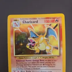 1999 Pokemon Base Set Charizard Holo 4/102 Unlimited WOTC Vintage Card - Image 5