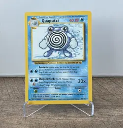 Pokemon TCG Base Set Quaputzi Poliwhirl 38/102 60 KP German Unlimited WotC 1999 - Image 1