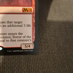 MTG Terror of the Peaks 164/274 Core Set 2021 Non-Holo Mythic English Red - Image 5