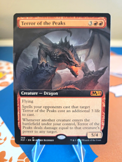 MTG Terror of the Peaks Core Set 2021 369 Mythic Eng Extended Art - Image 1