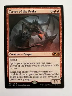 Terror of the Peaks - Core Set 2021 - Magic the Gathering MTG - NM - Image 1