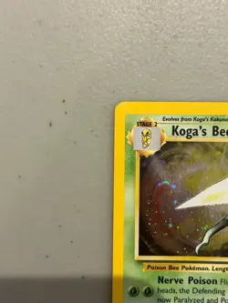 Koga's Beedrill – Pokemon Gym Challenge - 9/132 – WOTC Unlimited -Holo rare – LP - Image 2