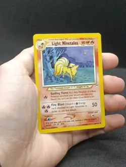 Pokemon TCG Light Ninetales Neo Destiny 50/105 Rare Regular English 2000 - Image 3