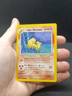 Pokemon TCG Light Ninetales Neo Destiny 50/105 Rare Regular English 2000 - Image 4