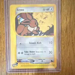Pokemon TCG Skyridge Eevee 54/144 (2003) Regular English Common E-Reader NM - Image 1