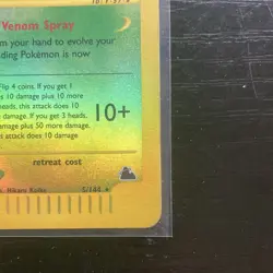 Pokemon TCG Beedrill 5/144 Skyridge Reverse Holo Rare English 2003 80HP - Image 5
