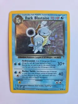 Pokemon TCG Dark Blastoise Holo Rare 4/110 English Legendary Collection 2002 NM - Image 1