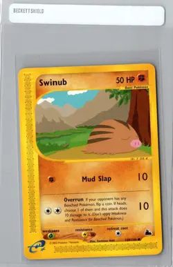 Swinub 108/144 Pokemon TCG Skyridge Non Holo 2003 WOTC e‑Reader NM/VLP - Image 1