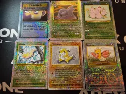 Pokemon legendary collection reverse holo lot bundle 6 cards slightly played - Image 1