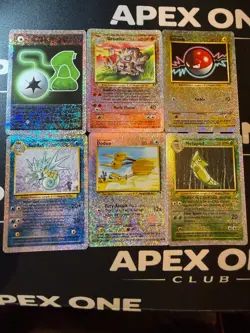 Pokemon 2002 legendary collection Reverse Holo lot of 6 cards - Image 1