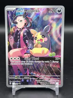 Pokemon TCG Marnie's Morpeko SVP 206 Rival Battle Deck Black Star Promo NM - Image 1
