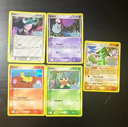 Pokemon TCG stamped EX Crystal Guardians Holo, 5 card BUNDLE - Image 1