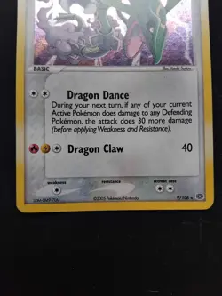 LP CLEAN Rayquaza Holo 9/106 EX Emerald Pokemon TCG Card - Image 3
