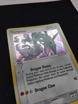LP CLEAN Rayquaza Holo 9/106 EX Emerald Pokemon TCG Card - Image 4