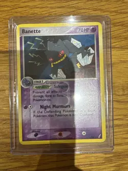 Pokemon Card Banette 1/100 Holo Rare EX Crystal Guardians - Image 1