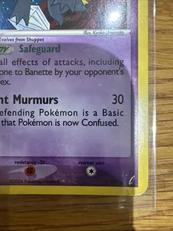 Pokemon Card Banette 1/100 Holo Rare EX Crystal Guardians - Image 5