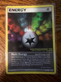 LP (Reverse-Holo) Pokemon MULTI ENERGY Card EX EMERALD Set 89/106 Rare Foil - Image 1