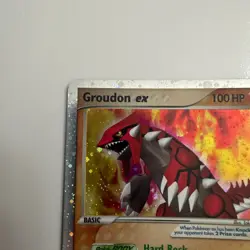 Groudon ex 93/100 Crystal Guardians Holo Ultra Rare Pokemon TCG LP+ - Image 2