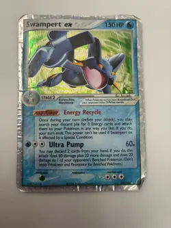 Pokemon 2006 Swampert Ex 98/100 Crystal Guardians Holo Rare Card - Image 1