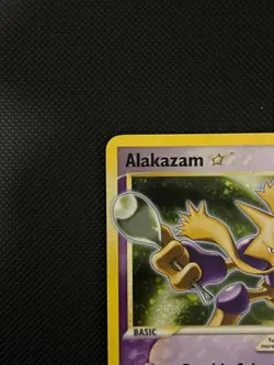 Pokemon TCG Alakazam Gold Star Holo #99/100 EX Crystal Guardians LP - MP Swirl🍥 - Image 5