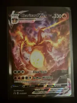 Pokemon TCG Charizard VMAX SWSH261 Black Star Promo Card Near Mint Condition - Image 1