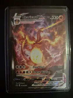 Pokemon TCG Charizard VMAX SWSH261 Black Star Promo Card Near Mint Condition - Image 3