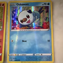 Pokemon TCG - Cosmos Holo Black Star Promo Set: Rowlet, Cyndaquil & Oshawott NM+ - Image 4