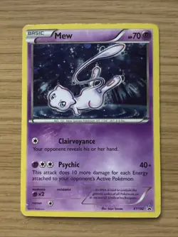 Pokemon Mew XY192 Black Star Promo Holo Card MP - Image 1