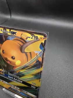 Pokemon TCG Raichu GX SM213 Black Star Promo Card Near Mint Condition Genuine - Image 4