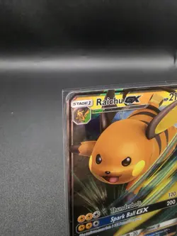 Pokemon TCG Raichu GX SM213 Black Star Promo Card Near Mint Condition Genuine - Image 5