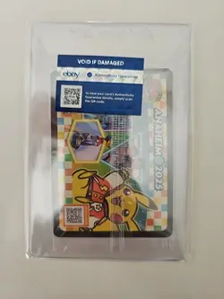Sealed 2025 Pokemon Worlds Winner Pikachu Promo PSA 10 Centering - Image 3