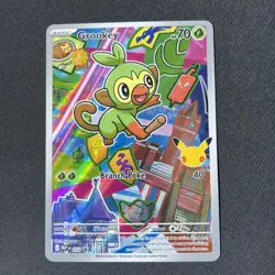 Pokemon TCG Grookey Black Star Promo 052 Holo NM - Image 1