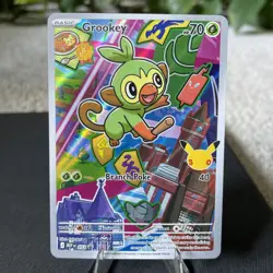 Pokemon TCG Grookey Black Star Promo 052 Holo NM - Image 3
