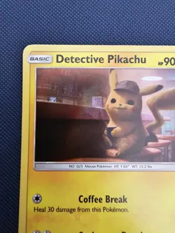 Pokemon TCG Detective Pikachu SM190 Black Star Promo Holo NM #2 - Image 3