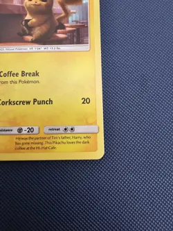 Pokemon TCG Detective Pikachu SM190 Black Star Promo Holo NM #2 - Image 5