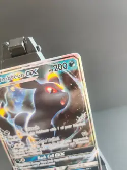 Pokemon TCG Umbreon GX Sun & Moon Black Star Promo SM36 Ultra Rare Card NM- #1 - Image 3
