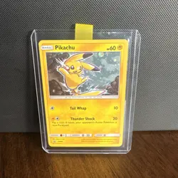 Pokemon Pikachu SM98 Black Star Promo Holo NM Rare Sun & Moon TCG Error - Image 1