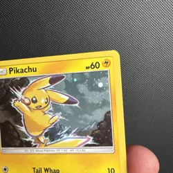 Pokemon Pikachu SM98 Black Star Promo Holo NM Rare Sun & Moon TCG Error - Image 4