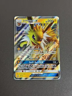Pokemon TCG Jolteon GX TCG SM173 Sun & Moon Black Star Promo Holo Rare NM/M UK - Image 1