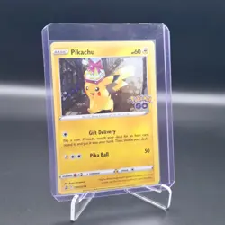 Pokemon TCG: Pikachu SWSH234 Pokemon GO Holo Black Star Promo Card - Image 3