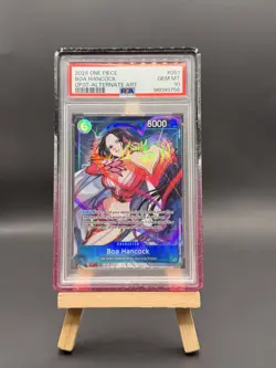 2024 ONE PIECE OP07-500 YEARS IN THE FUTURE ALTERNATE ART BOA HANCOCK PSA 10 - Image 1