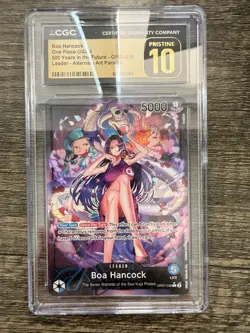 ONE PIECE BOA HANCOCK 2024 OP07-500 YEARS IN THE FUTURE #038 ALT ART CGC 10 - Image 1